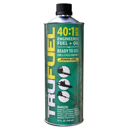TruFuel Ethanol-Free 2-Cycle 40:1 Engineered Fuel and Oil 32 oz -  6525538